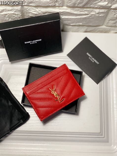 ysl bag card holder|ysl card holder used.